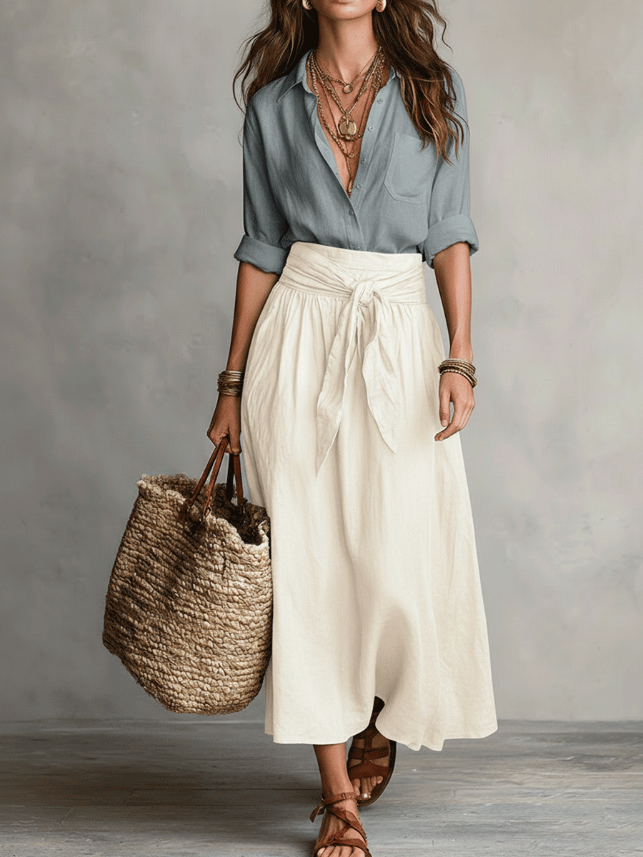 Matilda | Elegant Two-Piece Skirt Set
