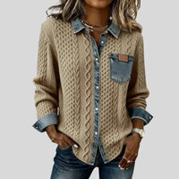 Simora | Denim Patchwork Shirt