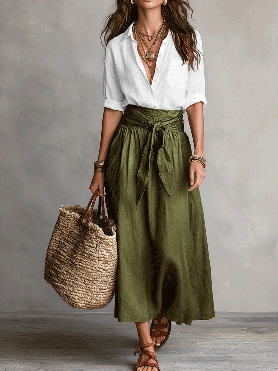 Matilda | Elegant Two-Piece Skirt Set