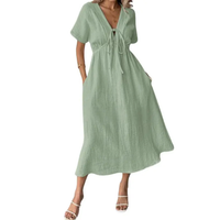 ANNE – Relaxed V-Neck Maxi Dress