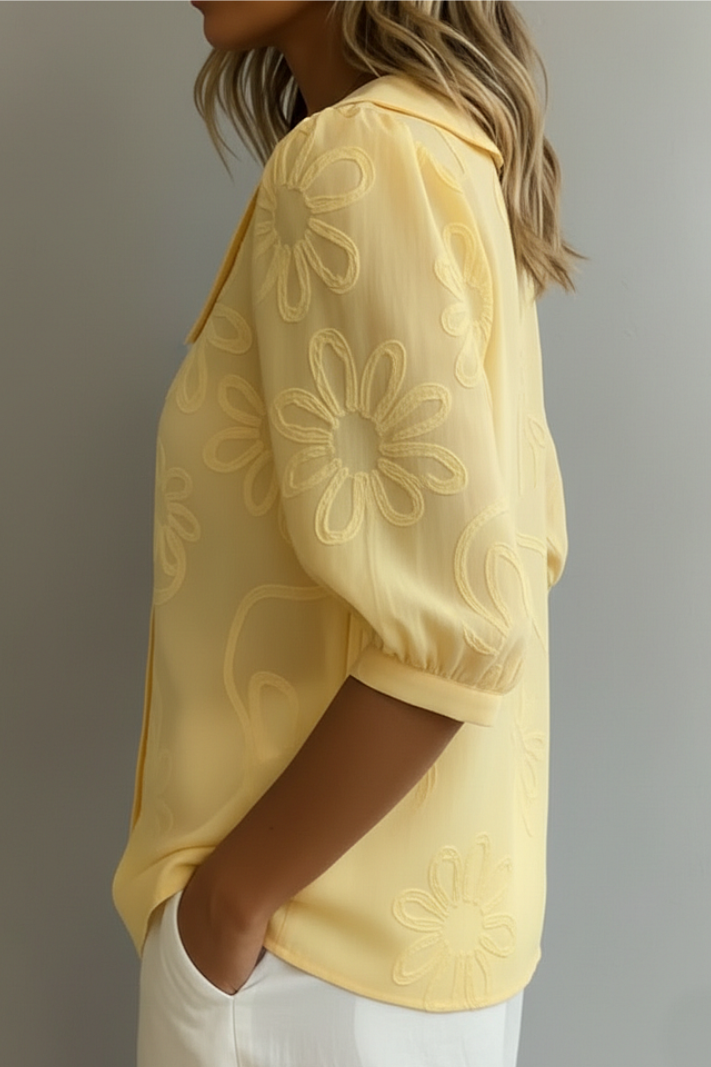 Fiora | Elegant Floral Blouse
